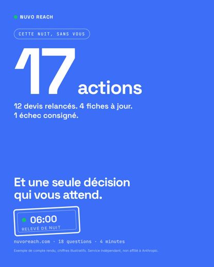 Visuel produit par la chaîne