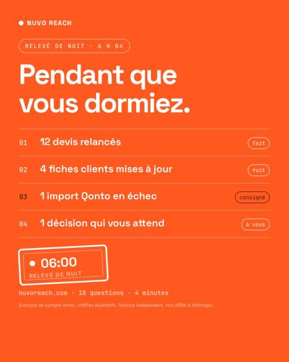 Visuel produit par la chaîne