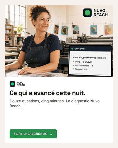Visuel produit par la chaîne